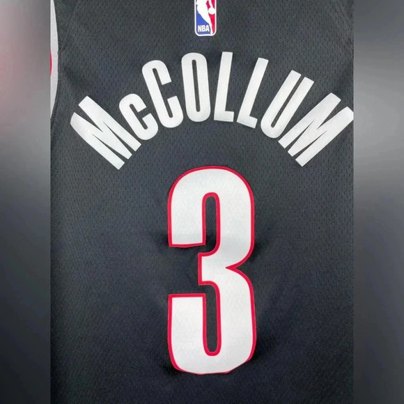 Nike Dri-Fit Men’s Large Portland Trailblazers Basketball Swingman Jersey McColl - Picture 11 of 11